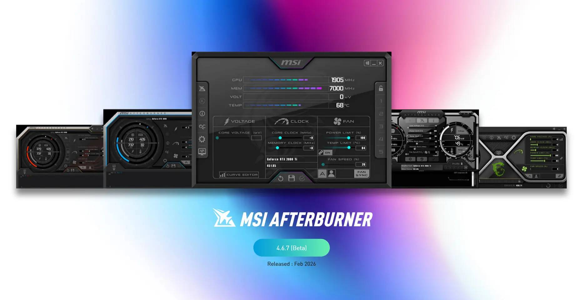 MSI Afterburner 4.6.7 Beta 2 GPU Güvenliğini Artırıyor ve Yeni Donanım Desteği Sunuyor